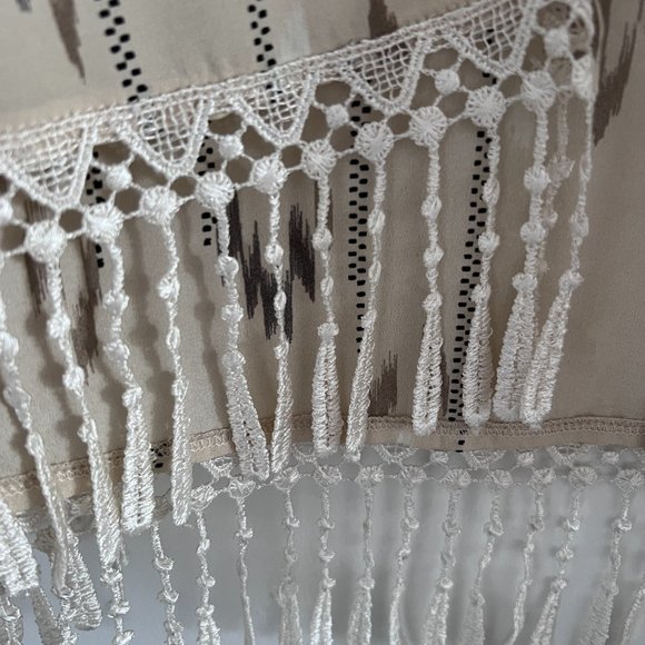 Flowy, Fringe Blouse/Cover Up - Picture 2 of 4